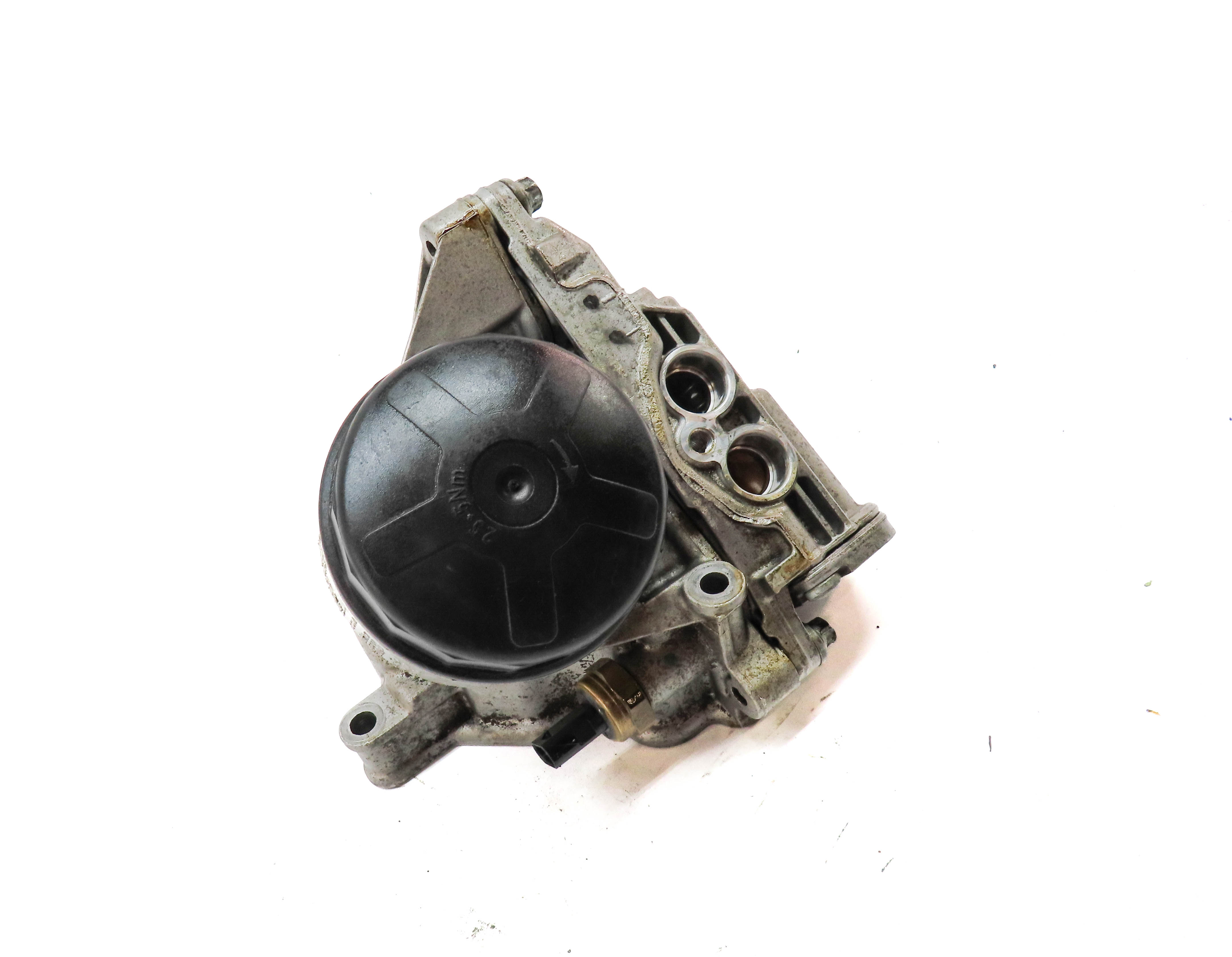 2011 BMW 535XIGT (F07) 3.0L (N55) ENGINE MOTOR OIL FLUID FILTER HOUSING w/ CAP — exact item pictured